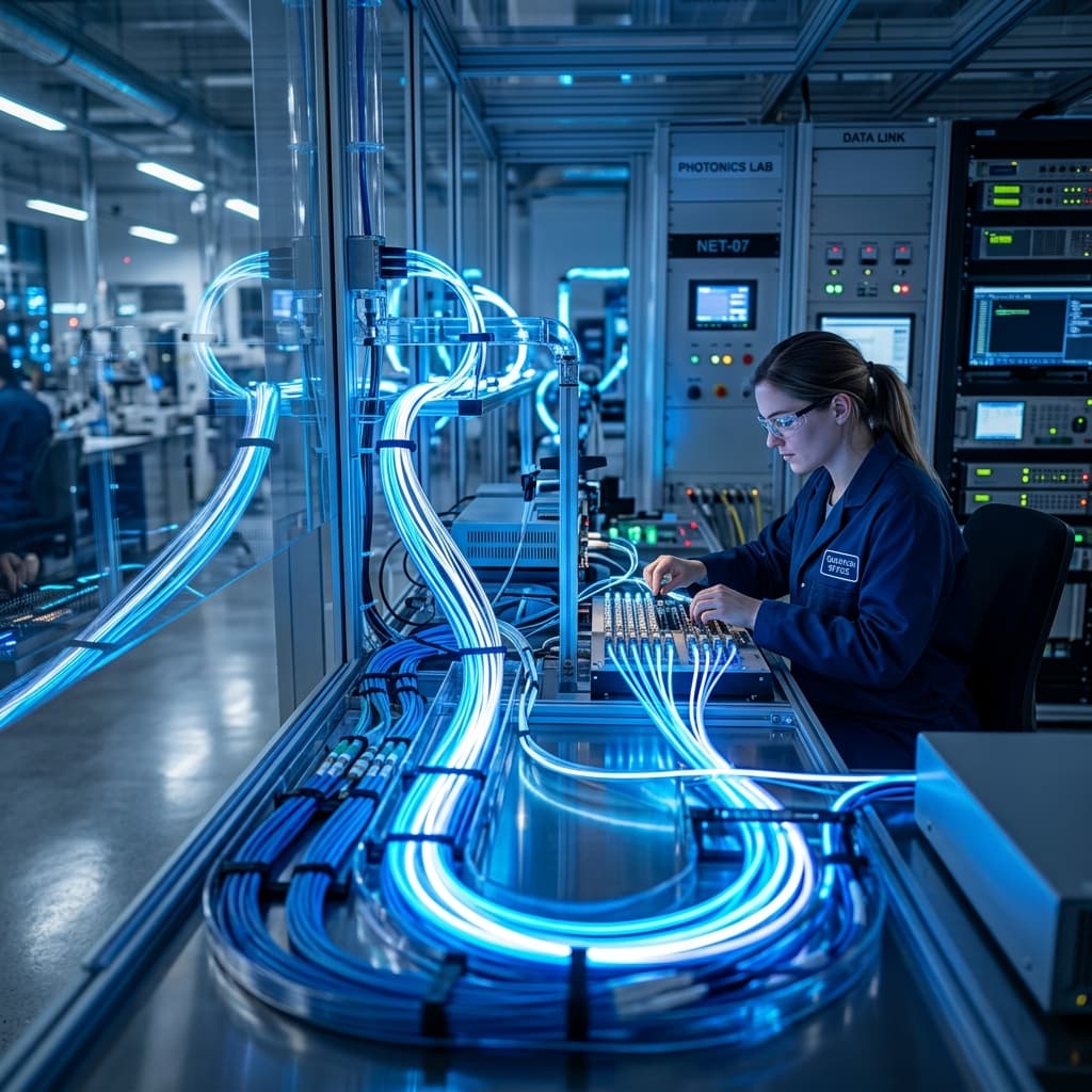 Futuristic Cable Laboratory